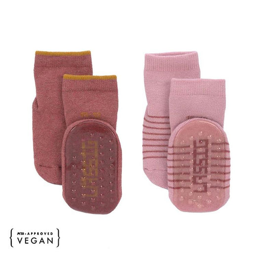 Pack 2 meias antiderrapantes - Rosa